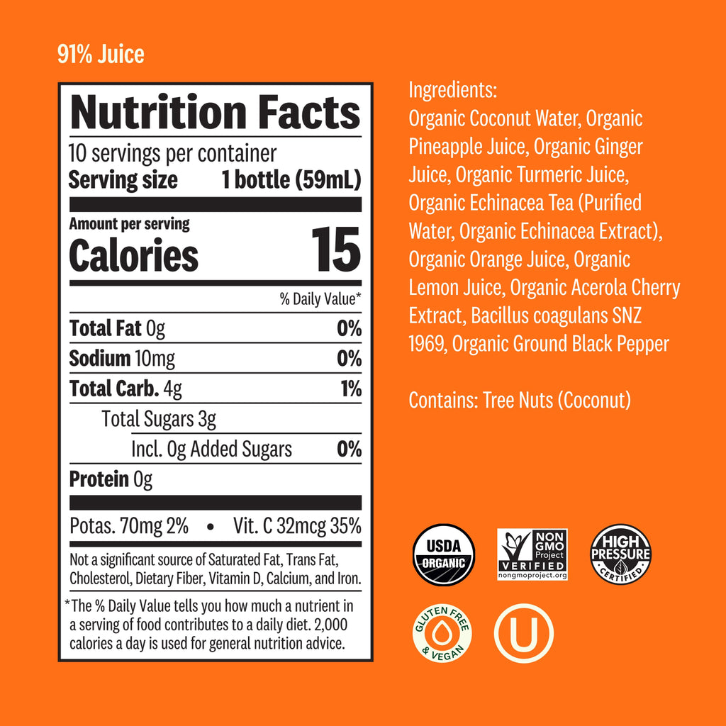 Immunity Turmeric Pineapple Shot